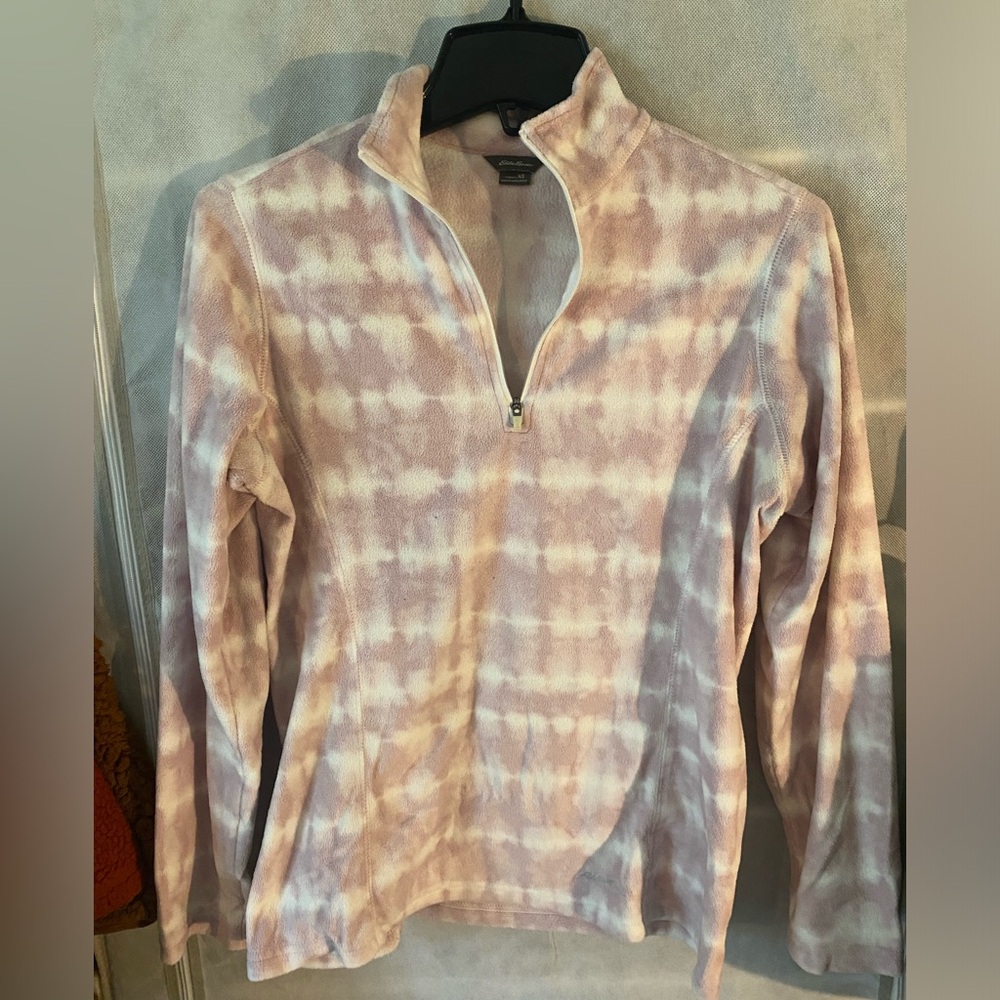 Eddie Bauer Fleece Quarter zip sweater
